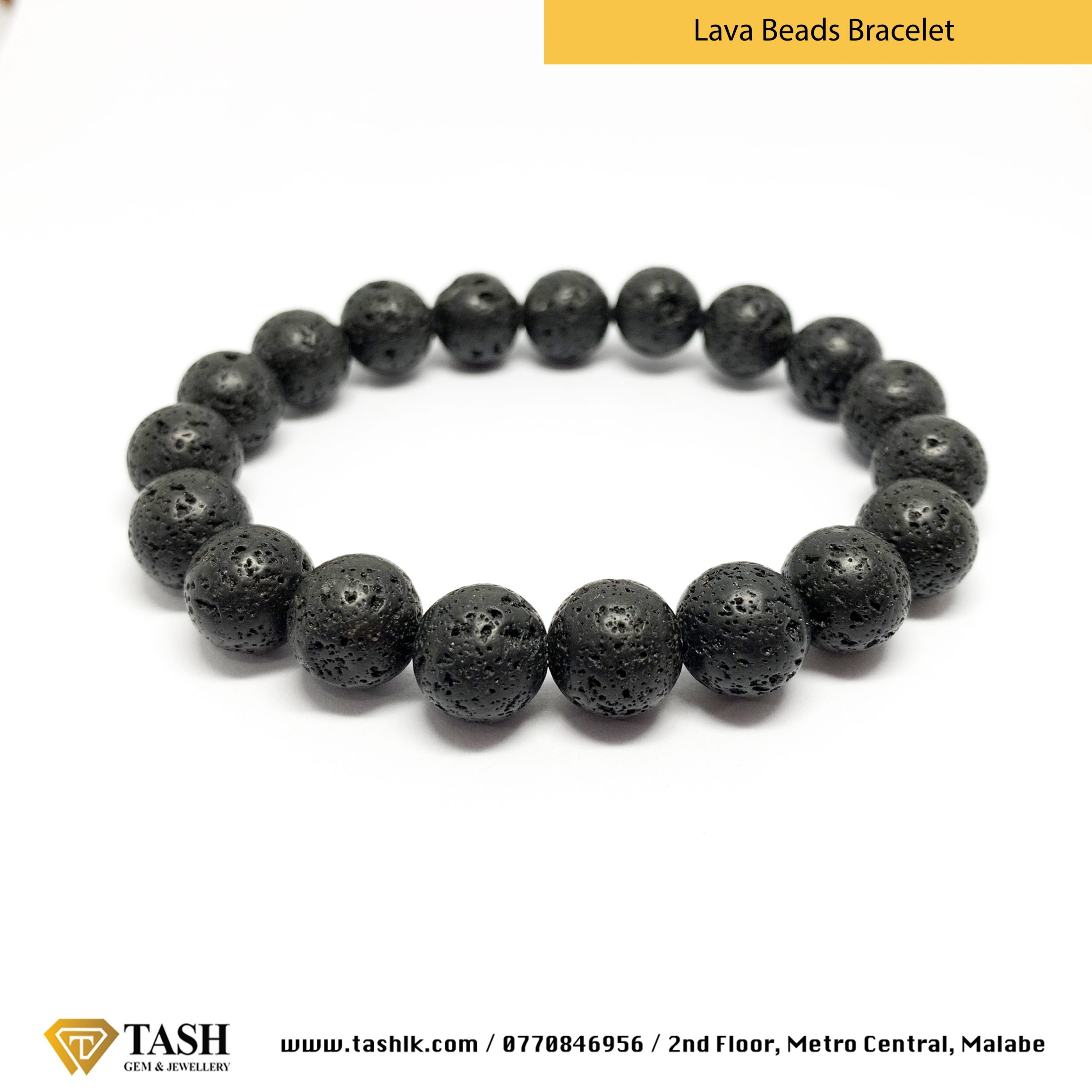Lava Beads Bracelet 1