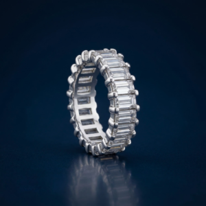 White Sapphire Eternity Ring