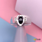 Dark Blule Sapphire gemstone ring