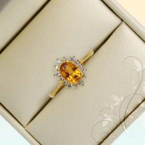 Tash Citrine Ring