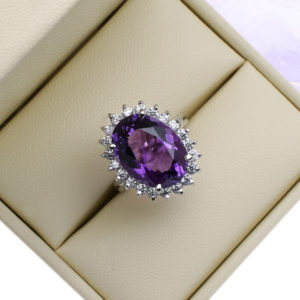 Amethyst Cluster Ring