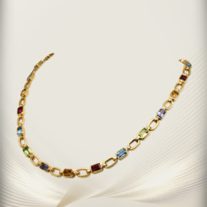 Multicolored stones Necklace