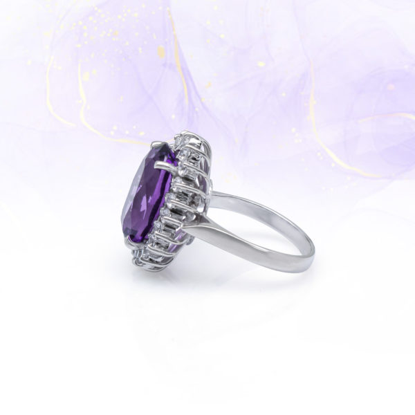 Amethyst Cluster Ring