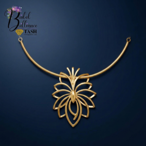 Butterfly Wedding Necklace in Pure Silver with 22k Gold Plating