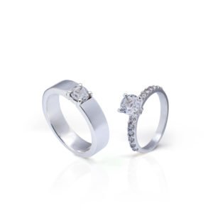 Topaz Couple Rings