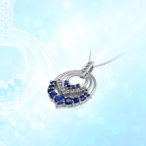 Blue Sapphire Necklace