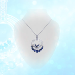 Sapphire pendant