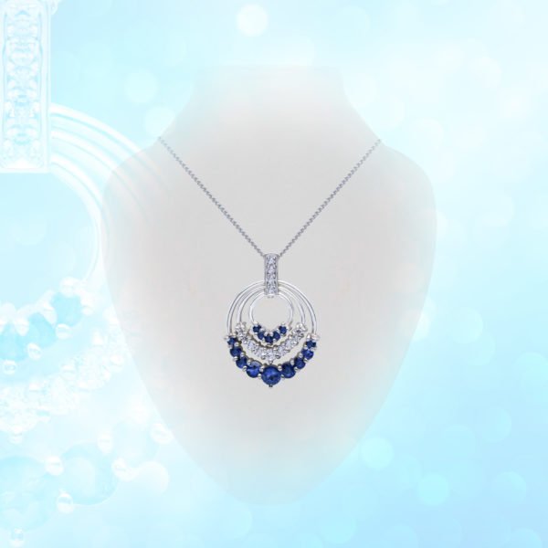 Sapphire pendant