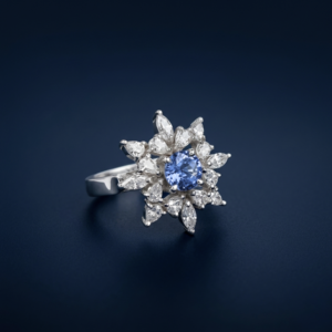 Designer Blue Sapphire RIng