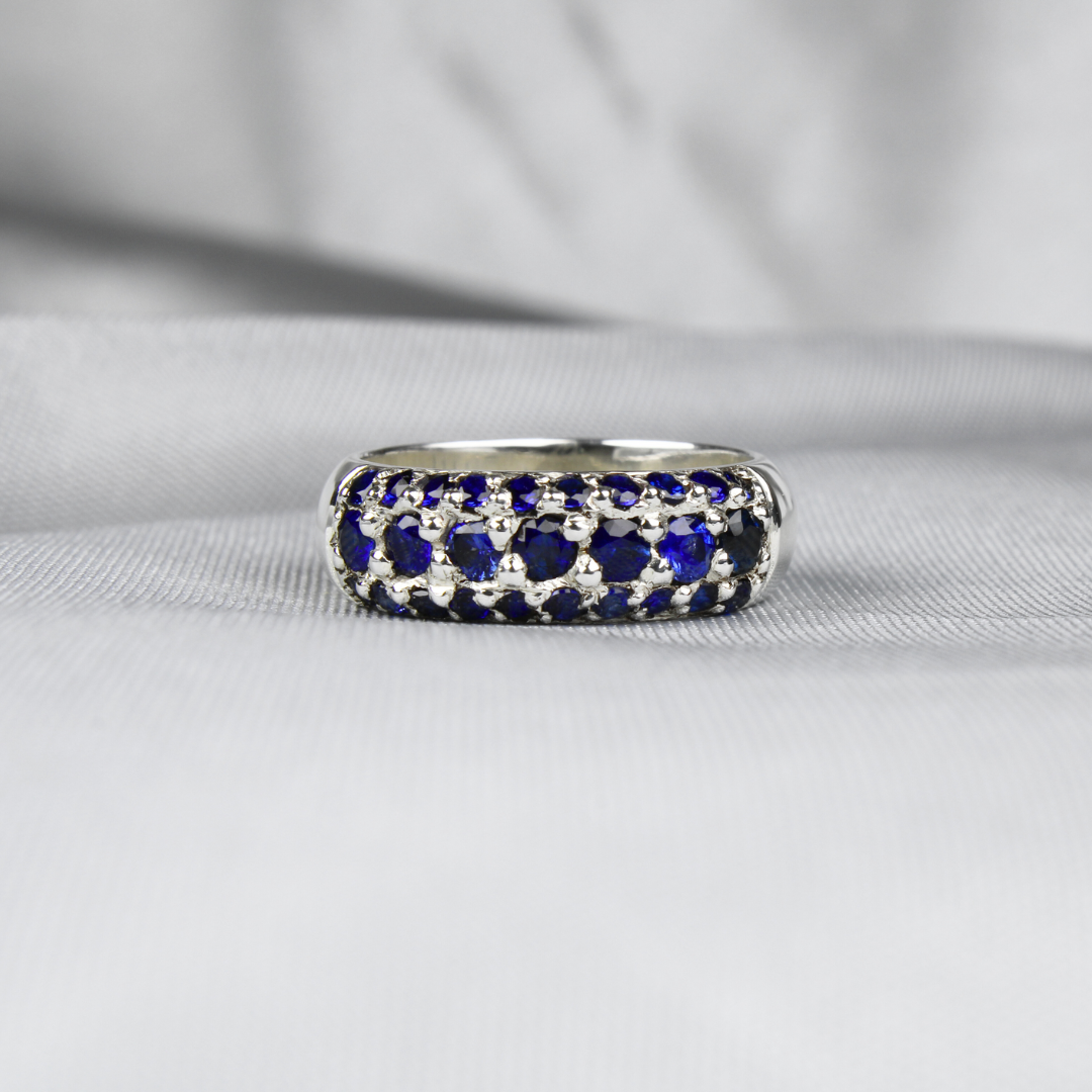 Ceylon Sapphire Band Ring