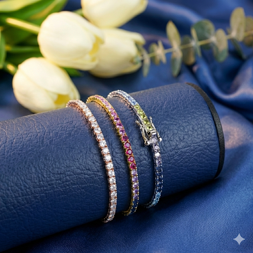 Rainbow Bracelet Silver