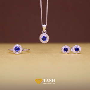 Blue Sapphire Jewelry Set