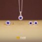 Blue Sapphire Jewelry Set