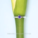 Lustra Sapphire Silver Ring